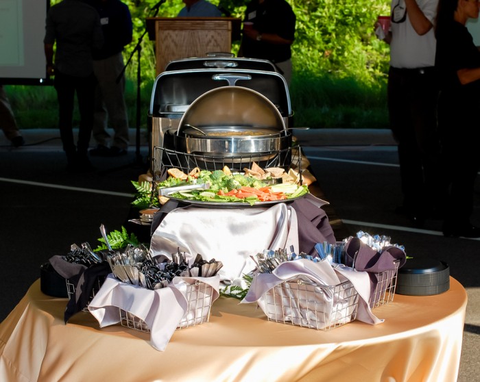 special event catering buffet front