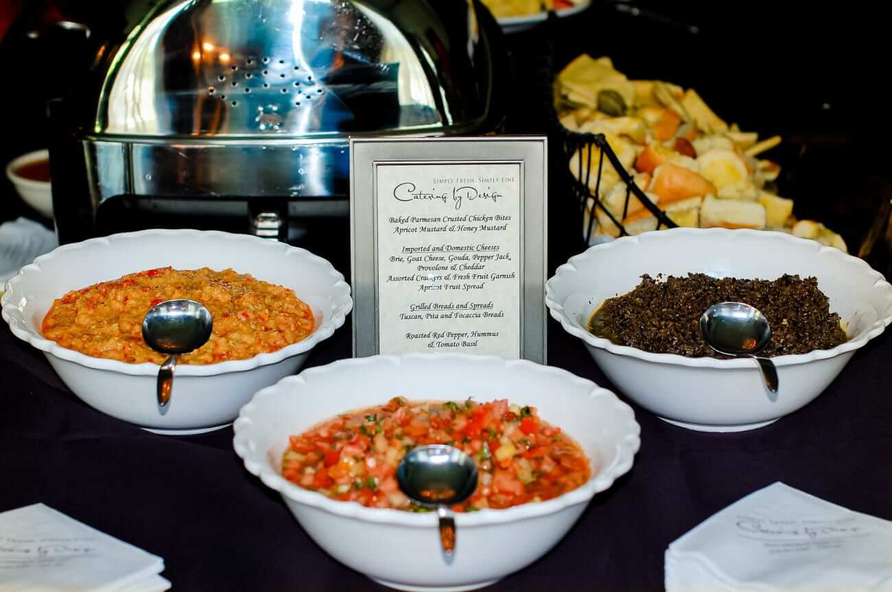 NC Wedding Catering spreads