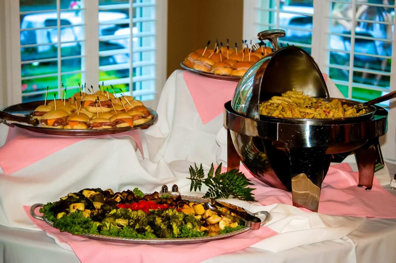 social event catering in Raleigh, NC food